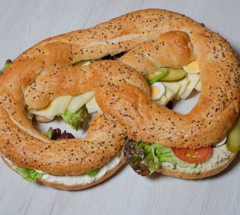 Vegetarische Brezel
