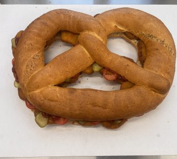 Vegane Gemüseschnitzel Brezel