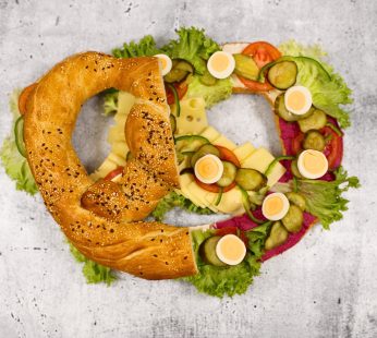Vegetarisches -Zauber Brezel